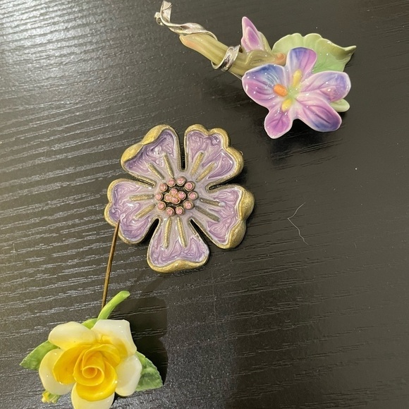 Vintage Pins Floral Lot - Picture 8 of 8